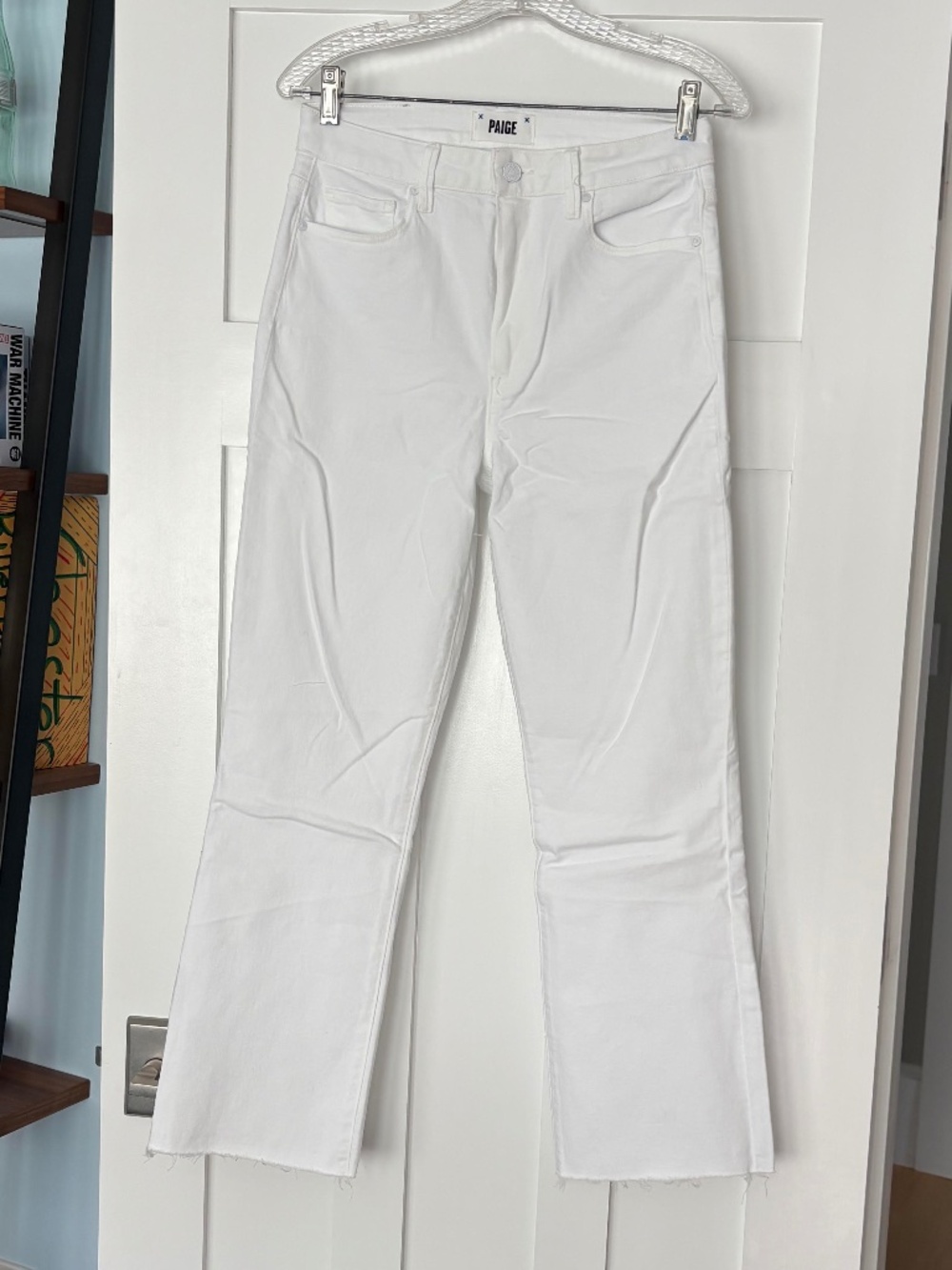 Paige "Courtney" White cropped jeans